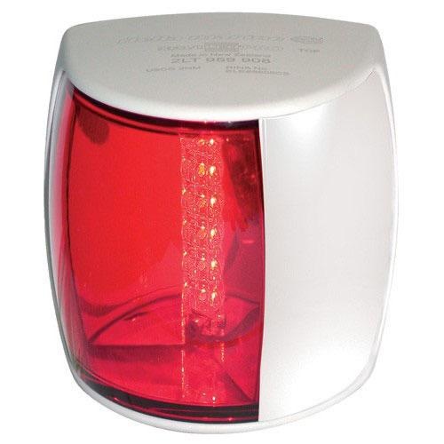 Hella 2NM NaviLED PRO - Port Navigation Lamp - White Shroud, Red Lens