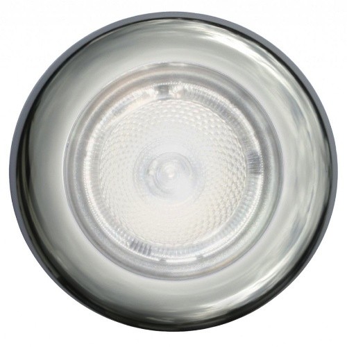 Hella 3980 Series Spot White Light LED Spot Lamps - White Ambient Ring Satin stainless steel rim Lamps 9-31V DC