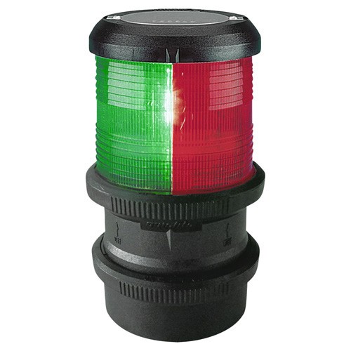 Aquasignal Series 40 Navigation Light Black Housing Tricolour Quick Fit 24V