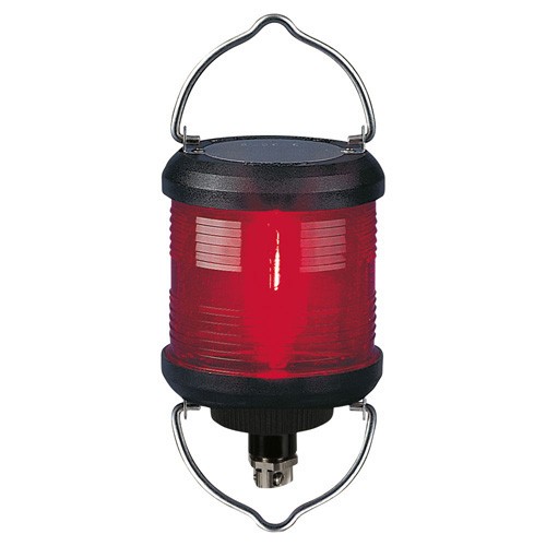 Aquasignal Series 40 Navigation Light Black Housing Hoistable All Round Red 12V