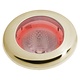 Hella 3980 Series Spot White Light LED Spot Lamps - Red Ambient Ring Gold stainless steel rim Lamps 9-31V DC