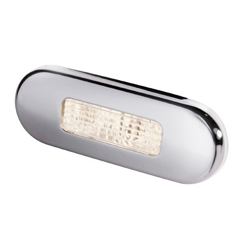 Hella Warm White Light LED Step Polished stainless steel rim Lamps 10-33V DC