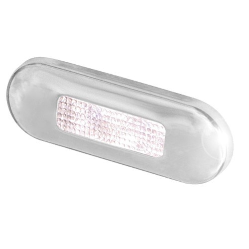 Hella White Light LED Step Satin stainless steel rim Lamps 10-33V DC