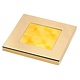 Hella Amber Light Round LED Courtesy Gold stainless steel rim Lamps 12V