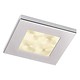 Hella 0596 and 0597 Series Square Downlights Warm White Light LED Downlights - Spot Chrome plated rim 24V DC