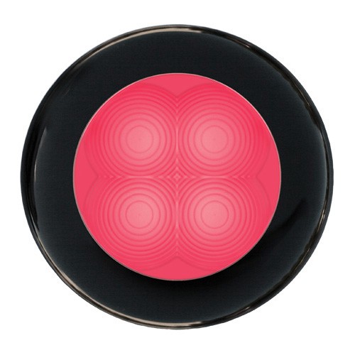 Hella Red Light Round LED Courtesy Black plastic rim 12V