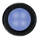 Hella Blue Light Round LED Courtesy Black plastic rim Lamps 24V
