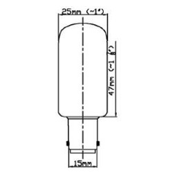 Doctor LED BA15D LED Nav Polar Star 11-15V DC