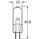 Hella Single Filament Halogen Globe for Search Lamps, 150W
