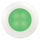 Hella Green Light Round LED Courtesy White plastic rim Lamps 24V