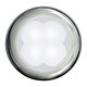 Hella Round Slim Line WHITE LIGHT ROUND* LED Polished stainless steel rim Lamps 12V