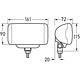 Hella Comet FF 450 Series Fog Lamp Kit - White Optic, 12V (2 Lamps Included)