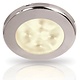 Hella 9599 and 9596 Series Round Downlights Warm White Light LED Downlights - Spread Polished stainless rim 24V DC