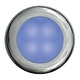 Hella Blue Light Round LED Courtesy Polished stainless steel rim 12V