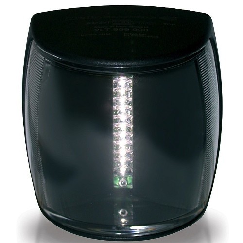 Hella NaviLED PRO 2NM Stern Black Shroud Self Diagnostic Navigation Lamp Wheelmark Certified Clear Grilamid Lens
