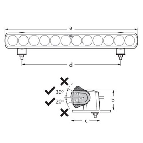 Hella 8040 Series Sea Hawk-XLB 9-33V DC White Light LED Floodlight Black Housing - Pencil Beam 5°