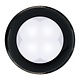 Hella Round Slim Line WHITE LIGHT ROUND* LED Black plastic rim Lamps 12V