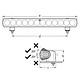 Hella 8040 Series Sea Hawk-XLB 9-33V DC White Light LED Deck Lamp White Housing - Spot 10°