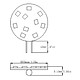 Marine LED Solutions G4 10 LED Halogen Replacement Side Pins 10-30V DC