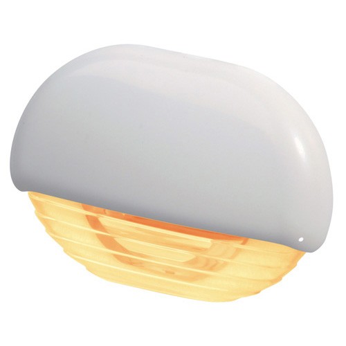 Hella Amber Light Easy Fit LED Step White plastic cap Lamps 12-24V DC
