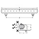 Hella 8040 Series Sea Hawk-XLB 9-33V DC White Light LED Floodlight Black Housing - Spread 45°