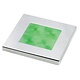 Hella Green Light Square LED Courtesy Chrome plated rim Lamps 24V