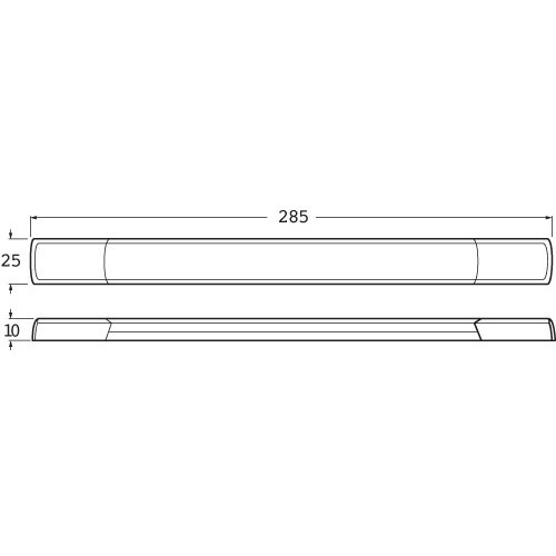 Hella 0881 Series Strip Lamps: Warm White _ Interior Intensity, 12V DC