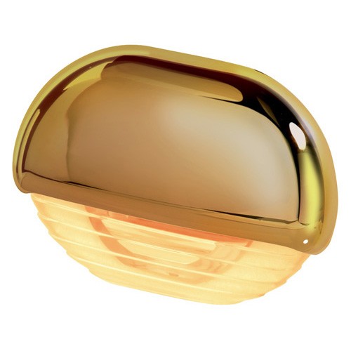 Hella Amber Light Easy Fit LED Step Gold plated cap Lamps 12-24V DC