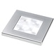 Hella Square Slim Line WHITE LIGHT SQUARE* LED Satin chrome plated rim Lamps 12V