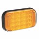 Narva 9-33 Volt High Powered L.E.D Warning Lamp (Amber) with 5 Flash Patterns, 0.5m Hard-Wired Cable and Black Base