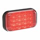 Narva 9-33 Volt High Powered L.E.D Warning Lamp (Red) with 5 Flash Patterns, 0.5m Hard-Wired Cable and Black Base