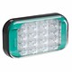 Narva 9-33 Volt High Powered L.E.D Warning Lamp (Green) with 5 Flash Patterns, 0.5m Hard-Wired Cable and Black Base