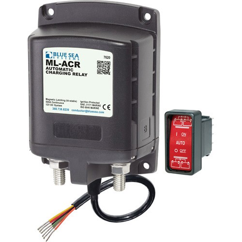 Blue Sea Systems ML-ACR Automatic Charging Relay - Does NOT include switch Part Number 2146