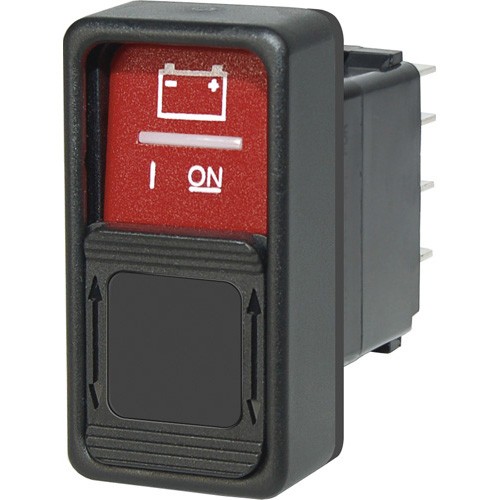 Blue Sea Systems SPDT  Remote Control Contura Switch  -(ON )-OFF-(Momentary ON)