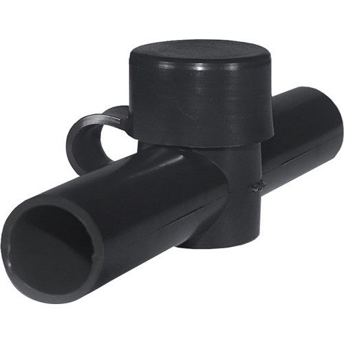 Blue Sea Systems Dual Entry CableCap - Black