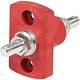 Blue Sea Systems Terminal Feed Through Connectors 5/16" - 18 Studs  (Red)