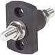 Blue Sea Systems Terminal Feed Through Connectors 3/8" - 16 Studs  (Black)