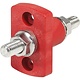 Blue Sea Systems Terminal Feed Through Connectors 3/8" - 16 Studs  (Red)
