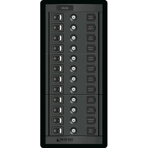 Blue Sea Systems 12 Position Switch CLB Vertical