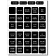 Blue Sea Systems Waterproof DC Label Kit - 60 Black Square Labels