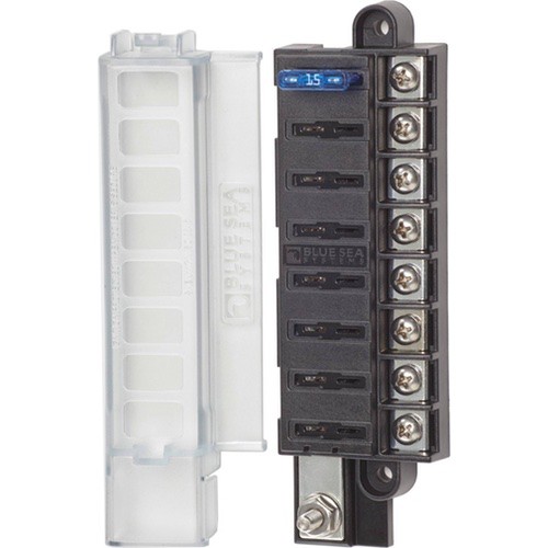 Blue Sea Systems ST Blade Compact Fuse Blocks - 8 Circuits