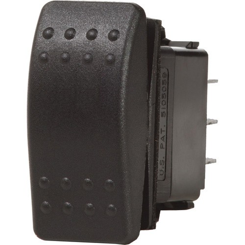Blue Sea Systems Contura II Switch SPDT Black - (Momentary ON)-OFF-(Momentary ON)