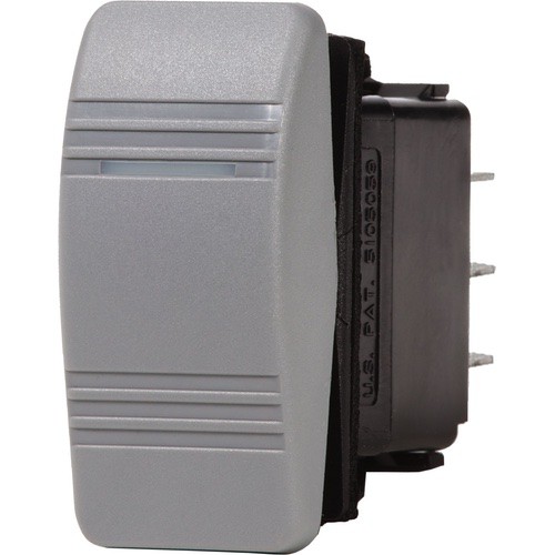 Blue Sea Systems Contura Switch DPST Gray - OFF-ON