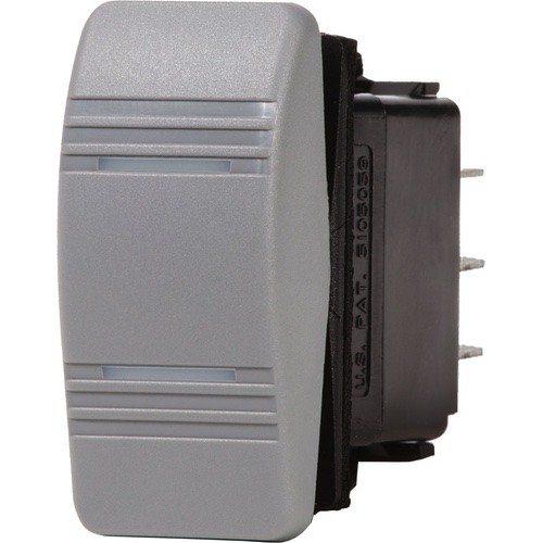 Blue Sea Systems Contura Switch DPDT Gray ON-OFF-ON