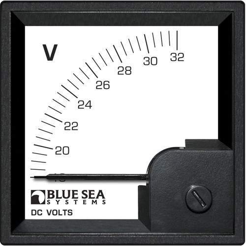Blue Sea Systems DC DIN Volt Meter DC 18-32V