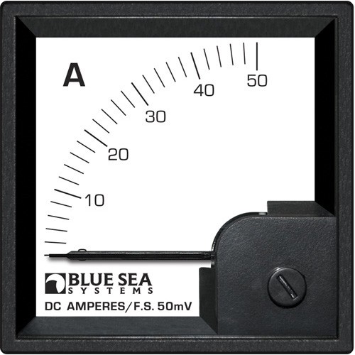 Blue Sea Systems DC DIN Ammeter 0ñ50A w/ Shunt