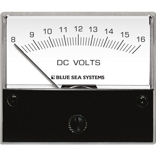 Blue Sea Systems DC Analog Voltmeter - 8 to 16V DC