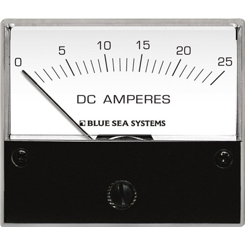 Blue Sea Systems DC Analog Ammeter - 0 to 25A with Shunt