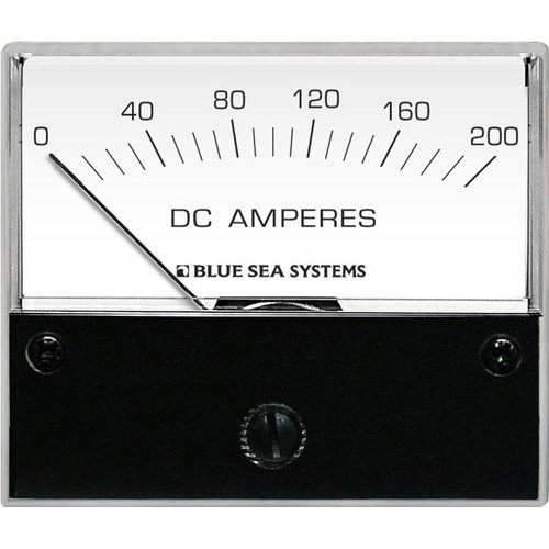 Blue Sea Systems DC Analog Ammeter - 0 to 200A with Shunt