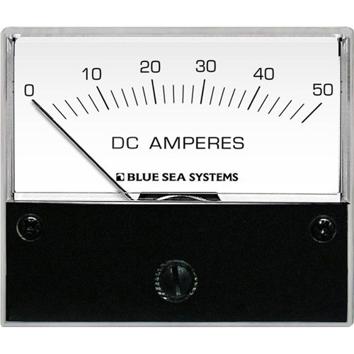 Blue Sea Systems DC Analog Ammeter - 0 to 50A with Shunt